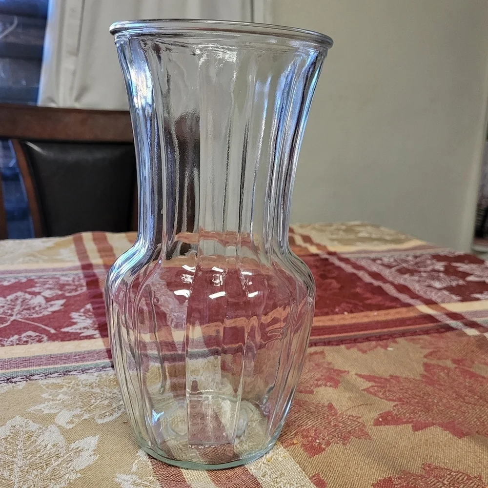 Flower Vase Clear Glass